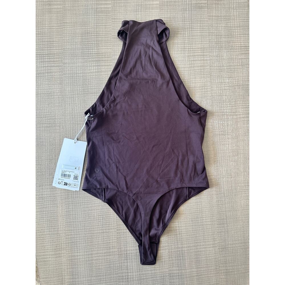 Lululemon Wundermost Ultra-Soft Nulu Mockneck Sleeveless Bodysuit Sz S Brand New - Picture 8 of 11